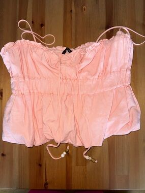 Zara pink summer blouse